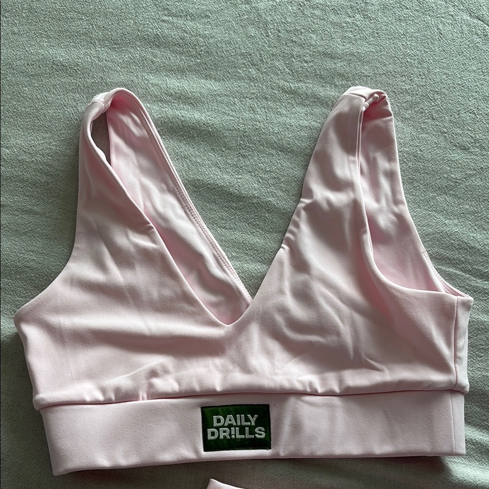 Daily Drills Pink Women's Bralette